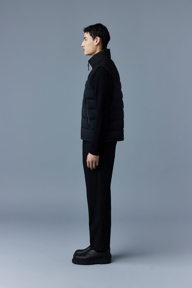 BOBBIE Agile-360 stretch light down vest with stand collar 3