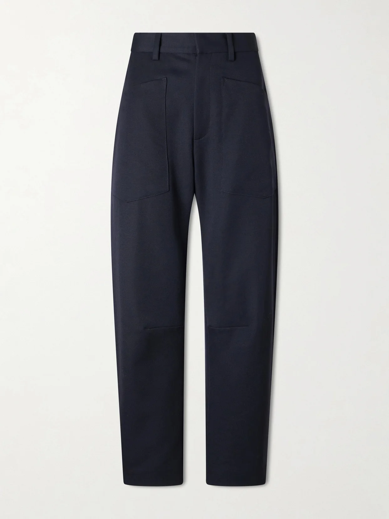 Shon Wool-gabardine Straight-leg Pants - 1