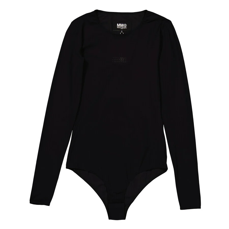 MM6 Maison Margiela Long Sleeve Bodysuit - 1