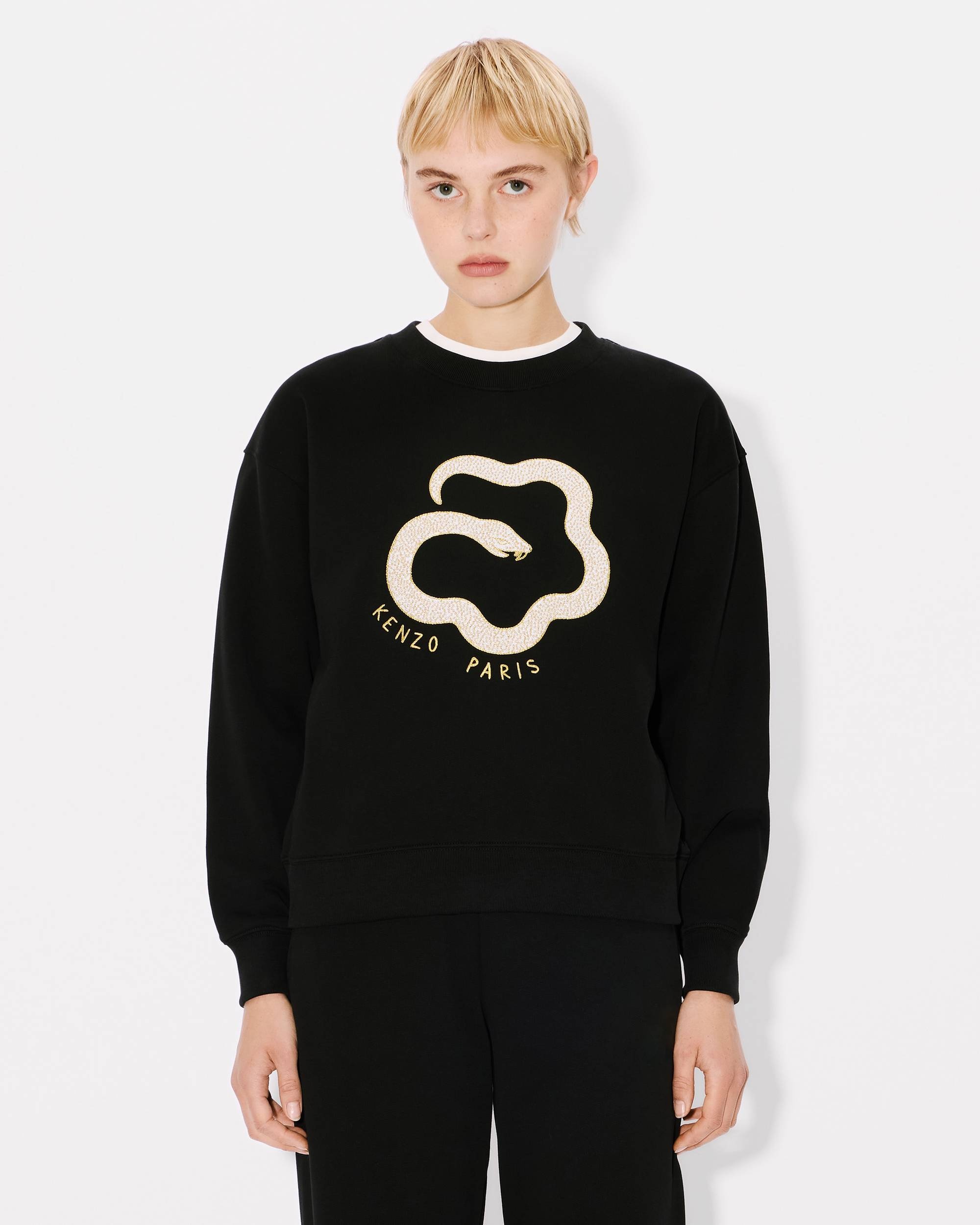 'Lunar New Year' embroidered sweatshirt in cotton - 3