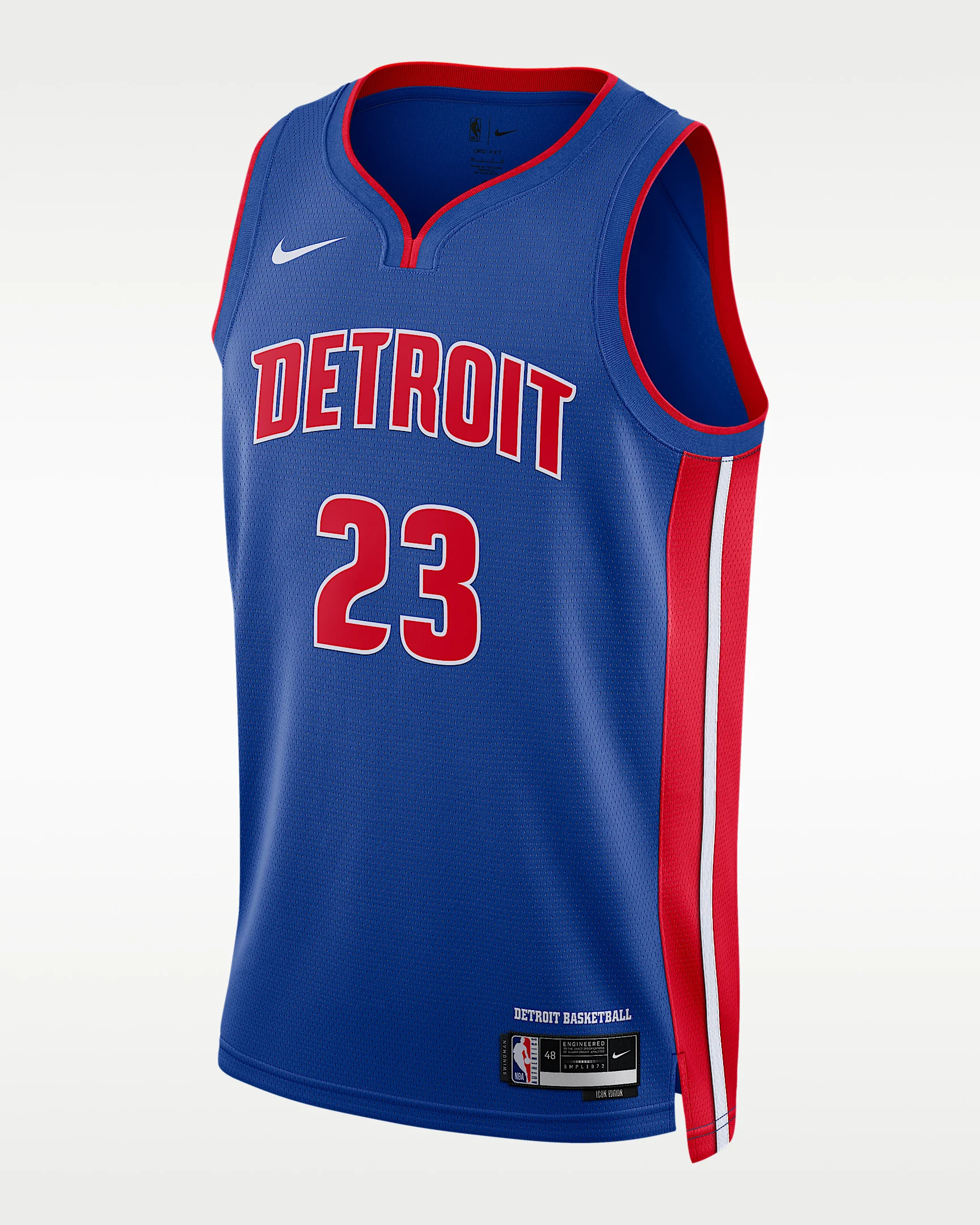 Detroit Pistons Icon Edition 2022/23 Nike Men's Dri-FIT NBA Swingman Jersey - 1