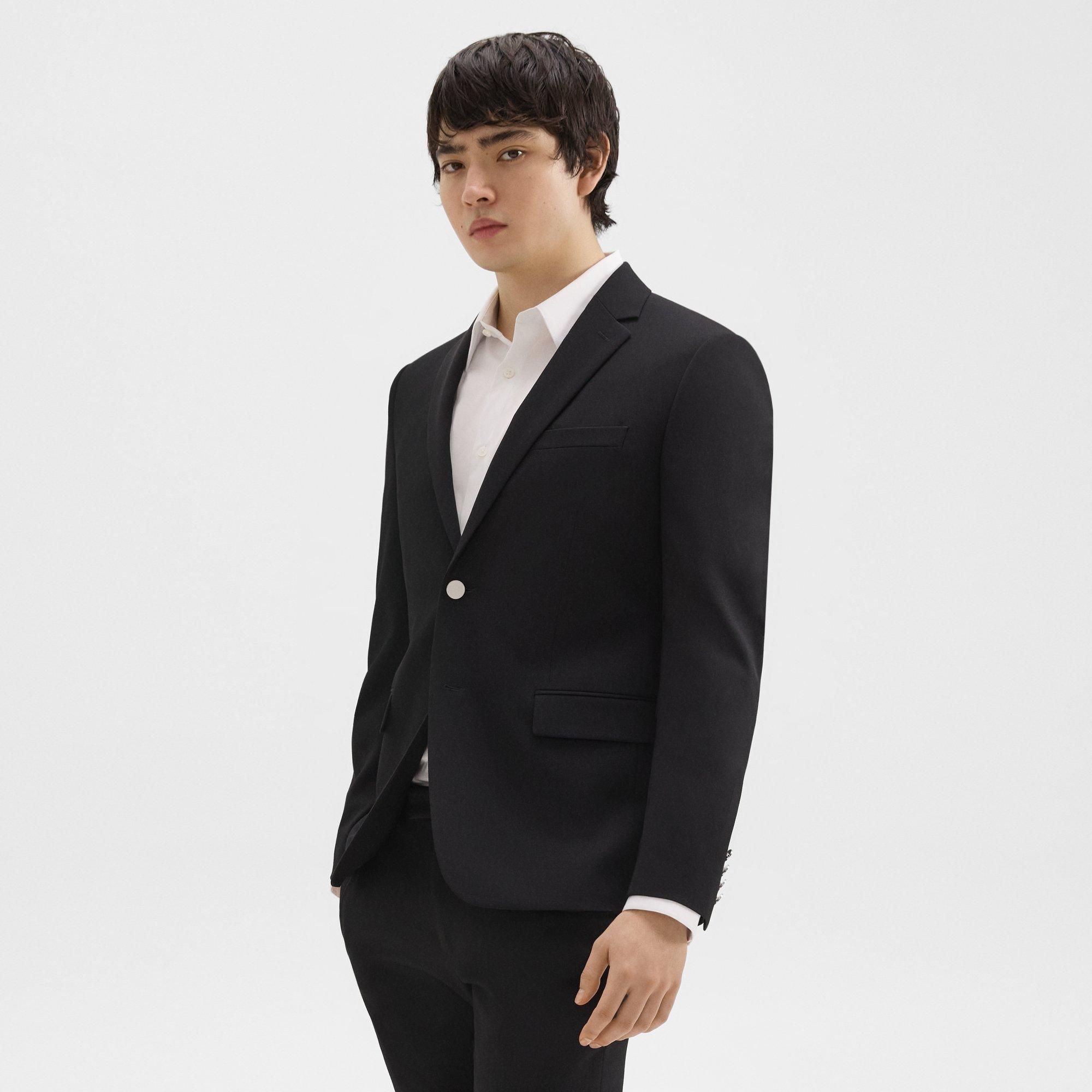 Morton Blazer in Textured Gabardine - 3