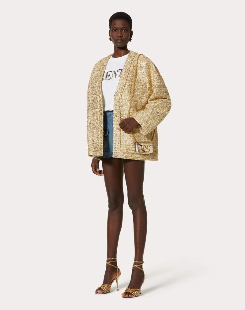 MICRO BAG WITH LOCÒ CHAIN IN METALLIC CALFSKIN 2