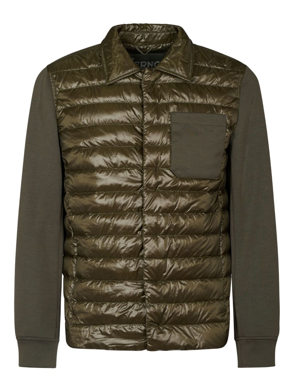 quilted shirt jacket - 1
