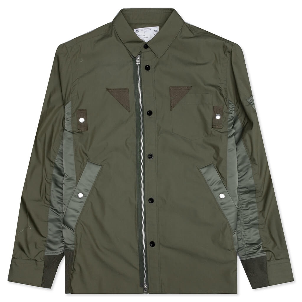 sacai 22AW COTTON WEATHER SHIRT(最終値下げ) sacai 22AW COTTON WEATHER SHIRT(最終値下げ)