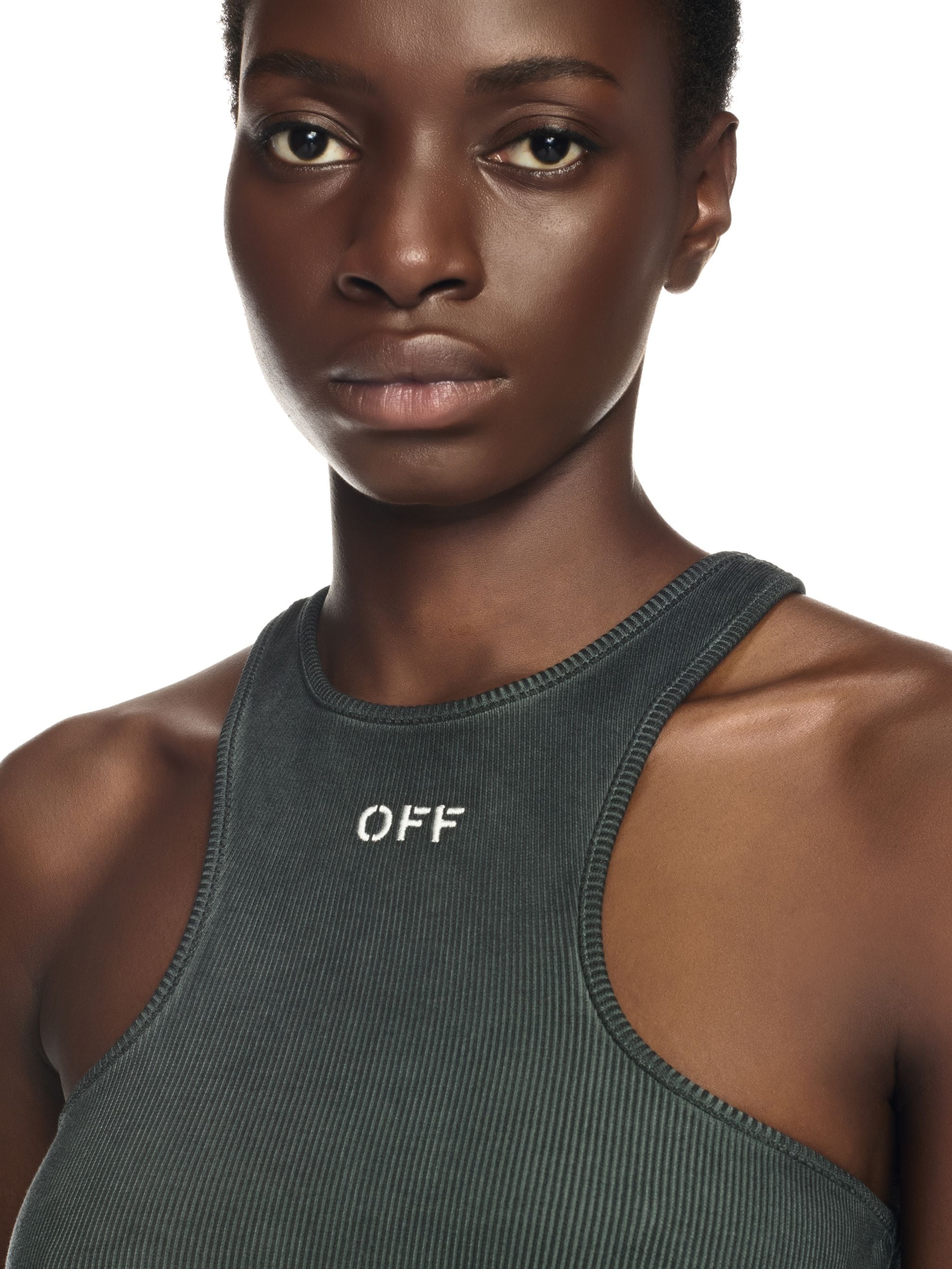 Off Stamp Rib Rowing Top - 5