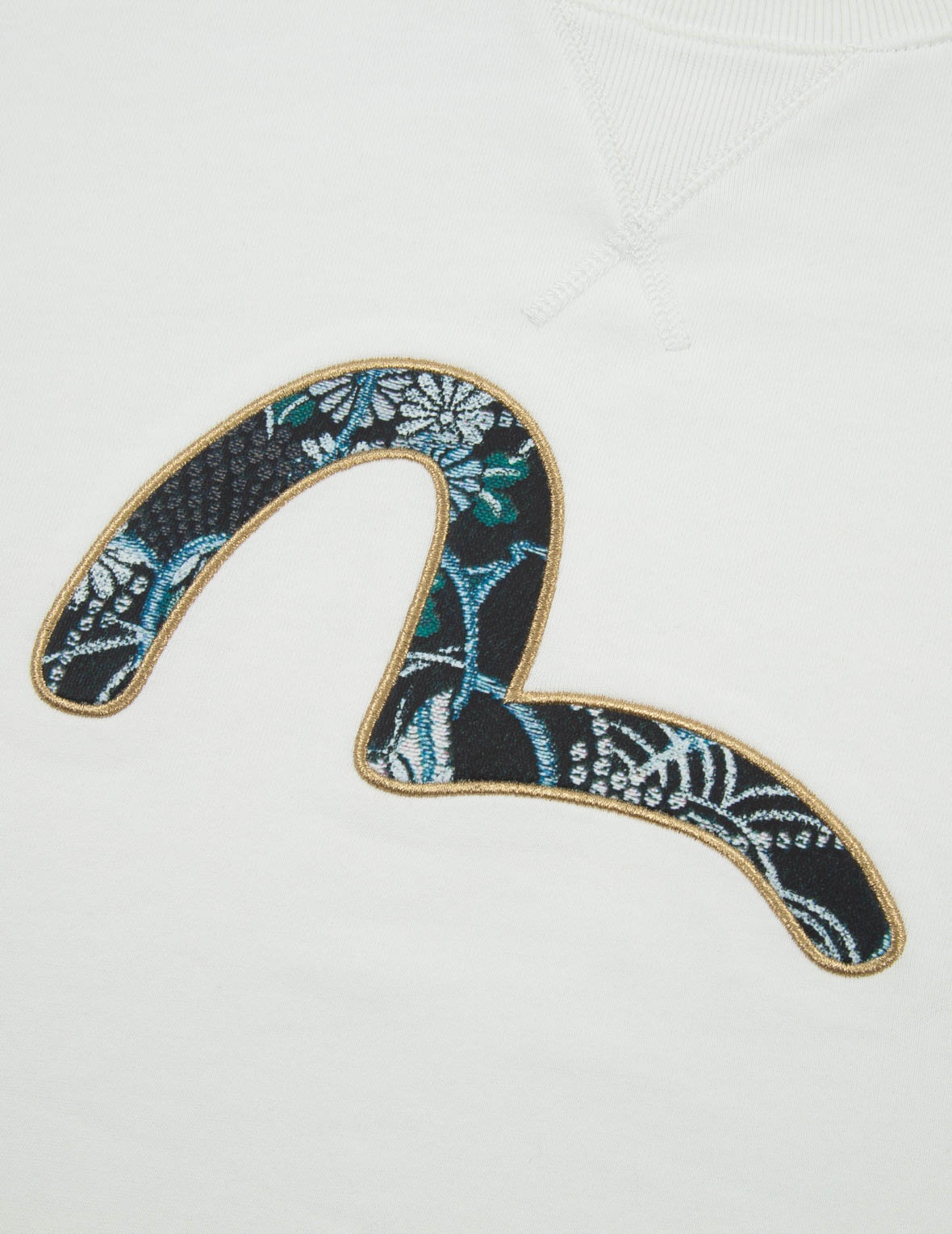 Japanese-pattern Seagull Print Sweatshirt - 9