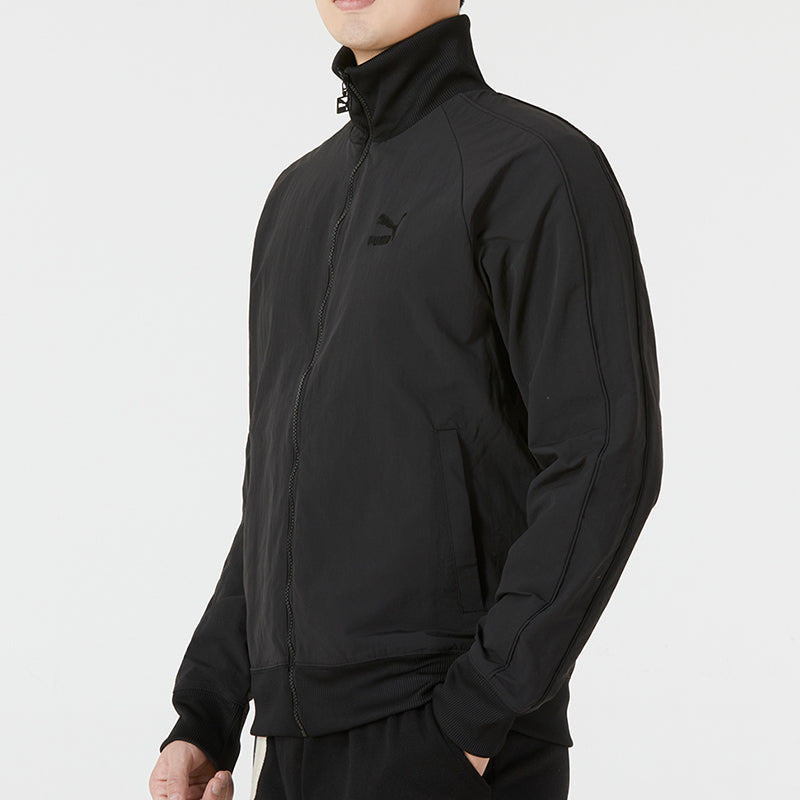 Puma T7 Crinkled Track Jacket 'Black' 535557-01 5