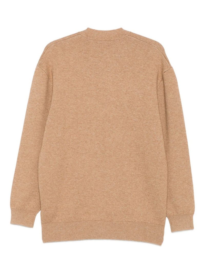 Isabel Marant Étoile logo-detail cardigan outlook