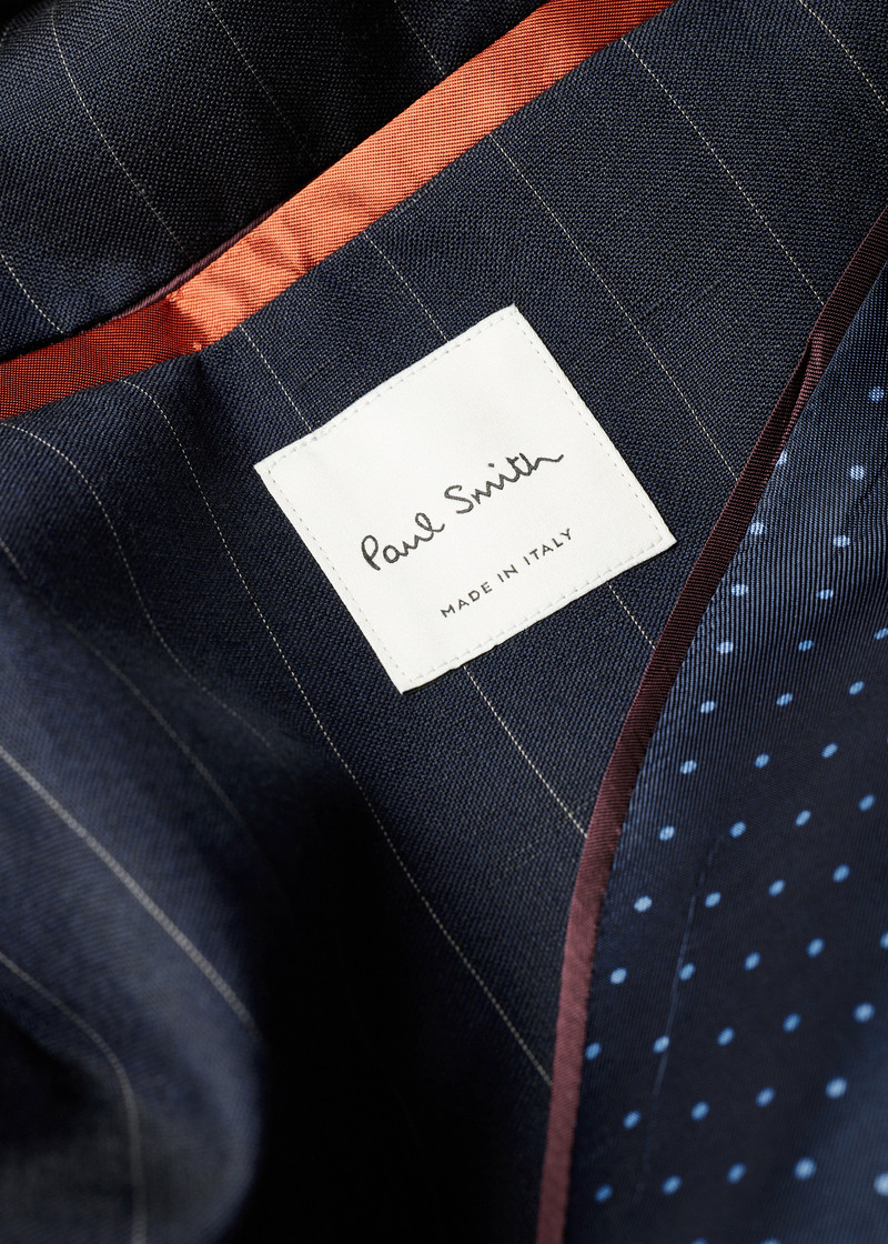 Navy Wool-Linen Pinstripe Co-ord 8