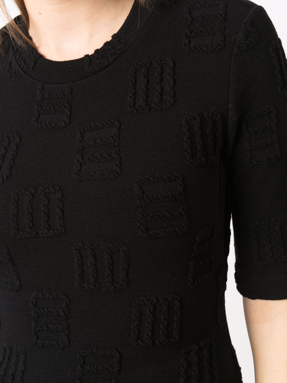 monogram-pattern T-shirt - 5