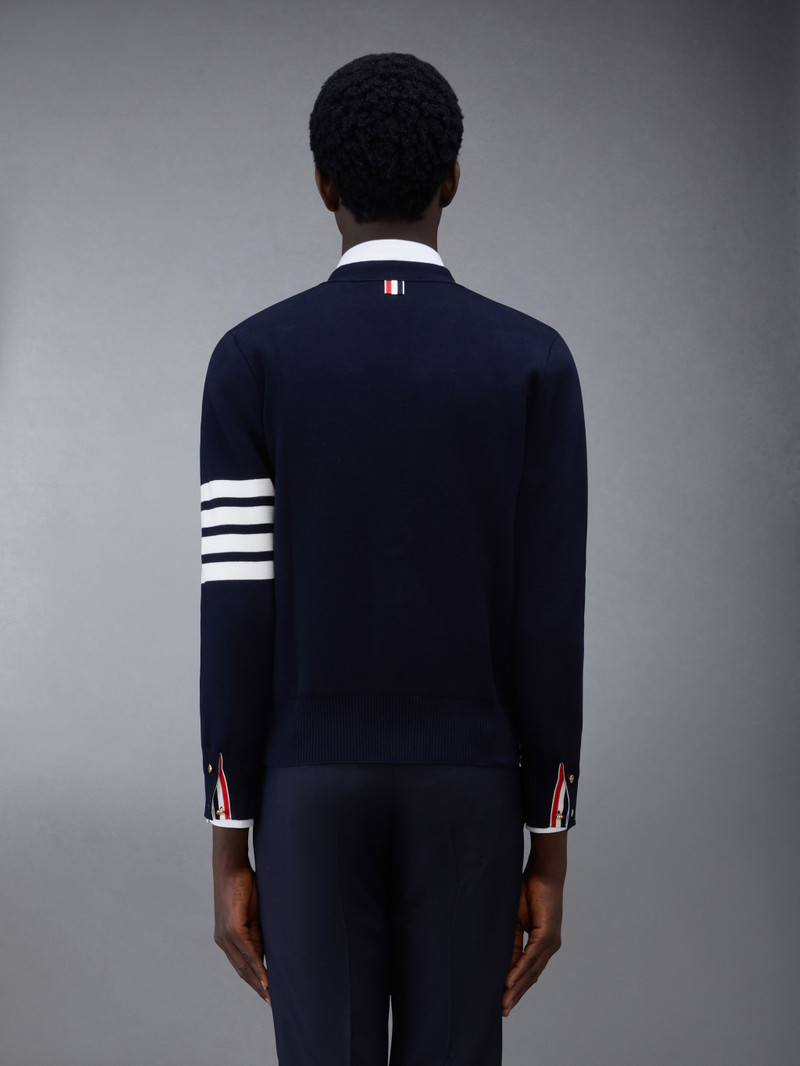 Thom Browne 4-Bar Milano Stitch cardigan outlook