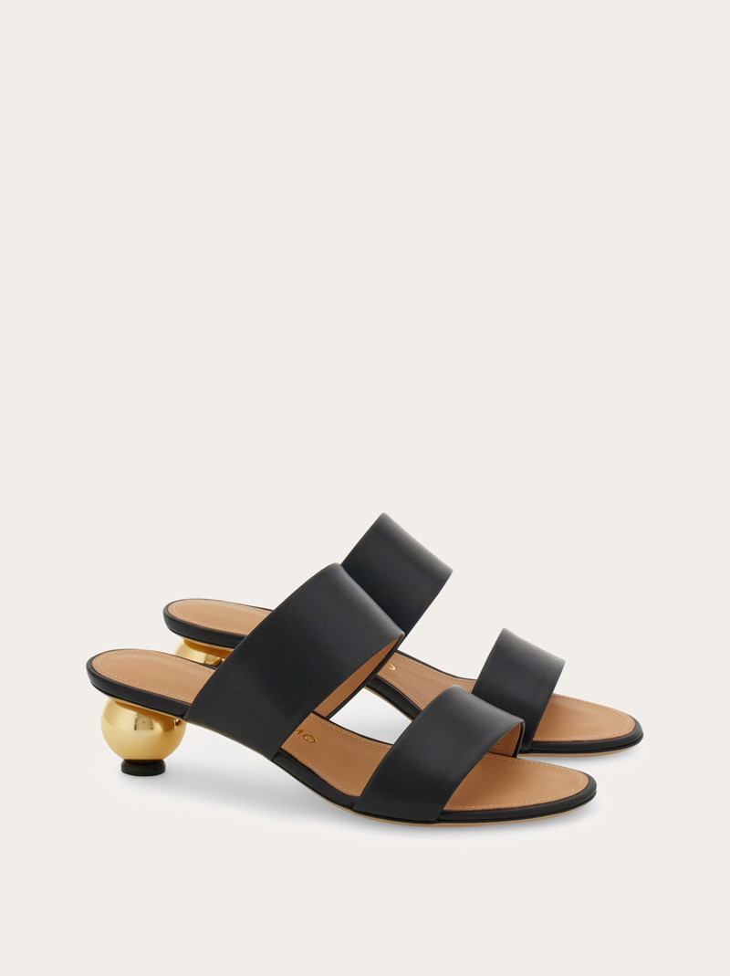 Sandal with bauble heel detail 2