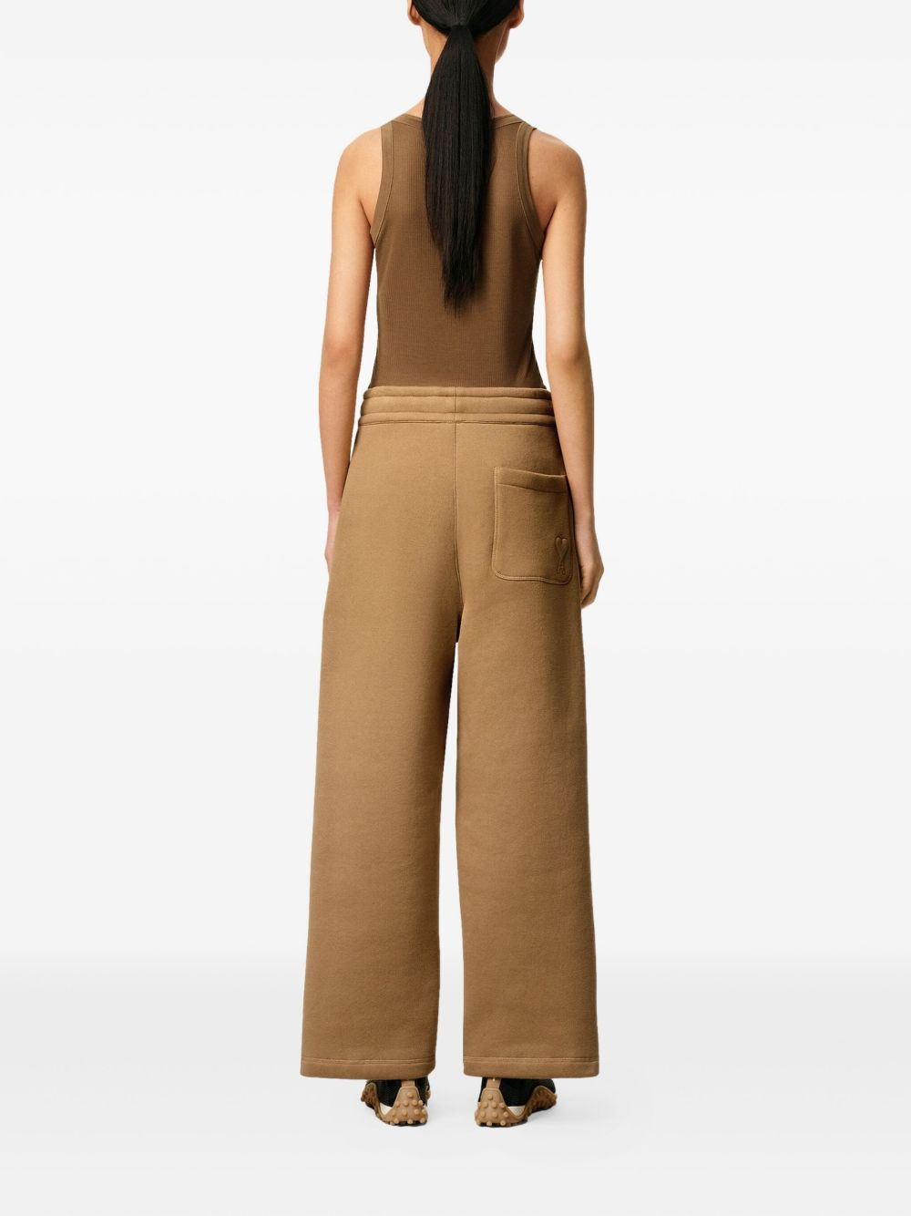 Ami de Cœur topstitched trousers - 4
