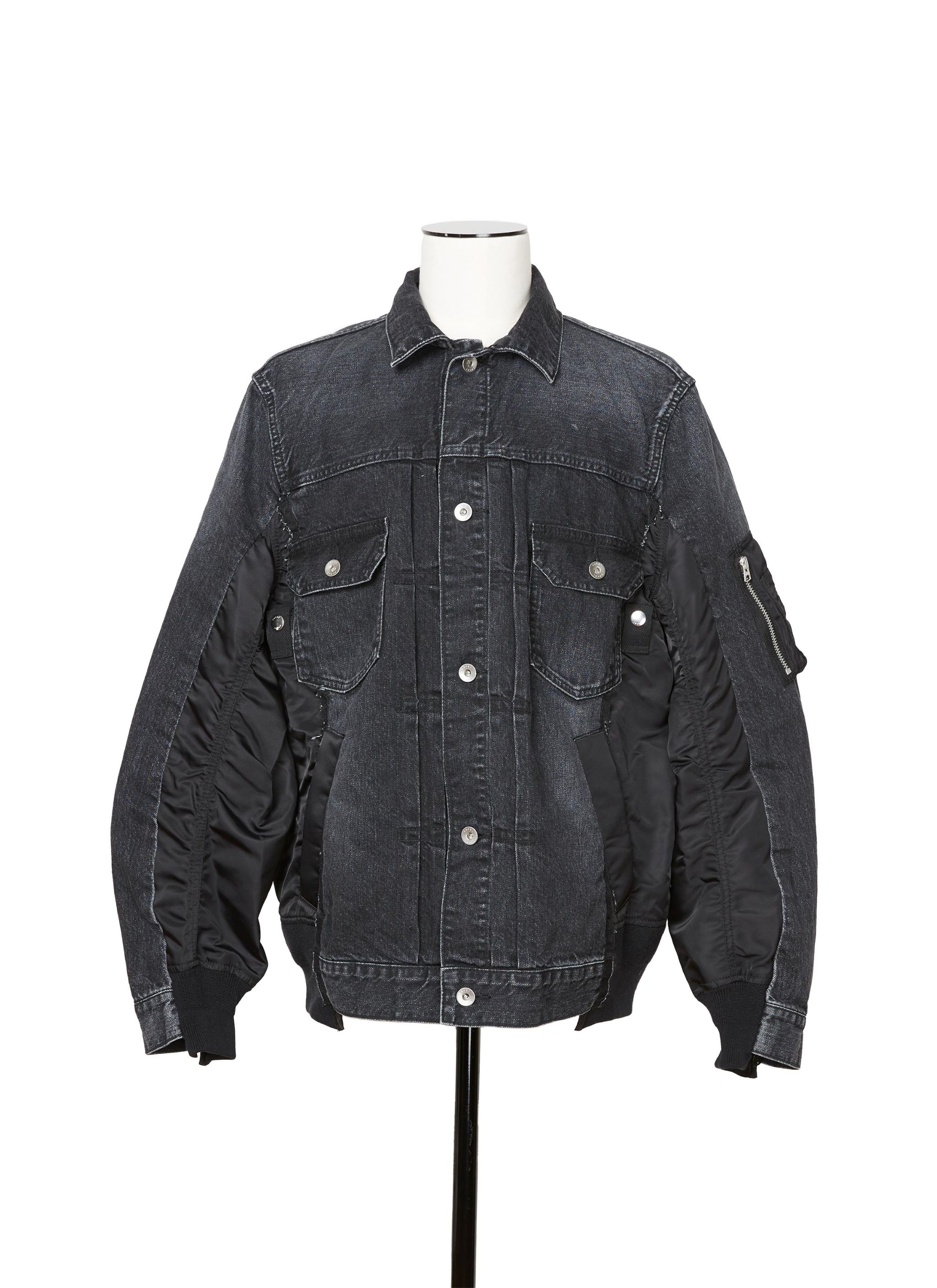 【sacai】Denim x Nylon Twill Jacket Levi's® X Sacai Men's Denim X Nylon Twill Reversible Blouson
