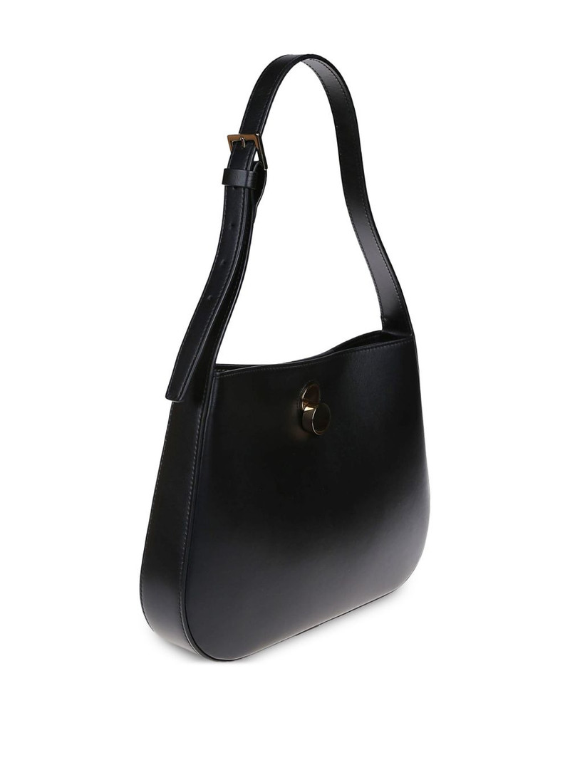 curved leather shoulder bag 3
