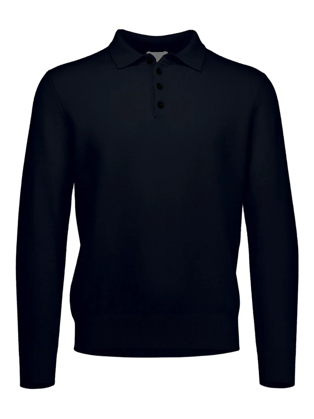long-sleeve polo shirt - 1
