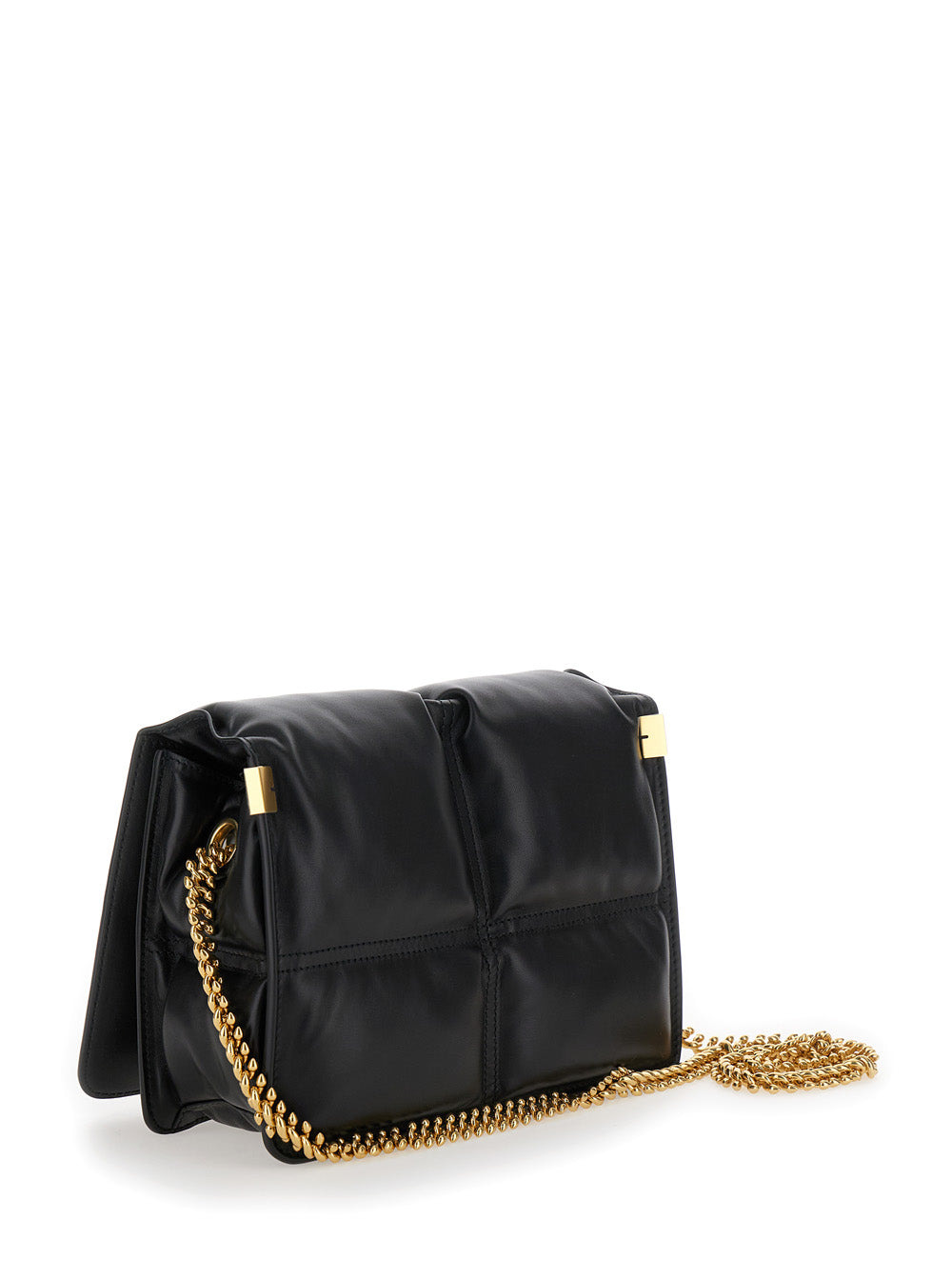 Burberry Women 'Snip' Black Shoulder Bag In Quilted Leather Woman - 3