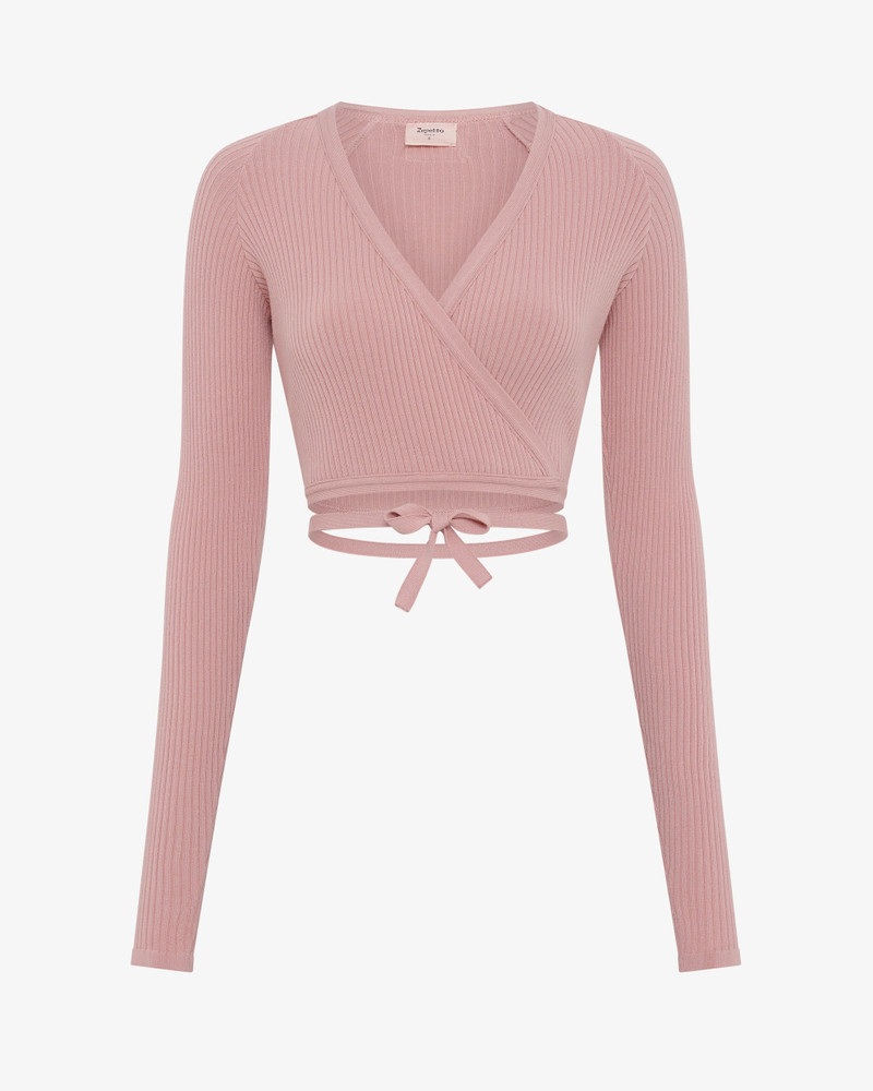 RIB-KNIT WRAP-OVER 1