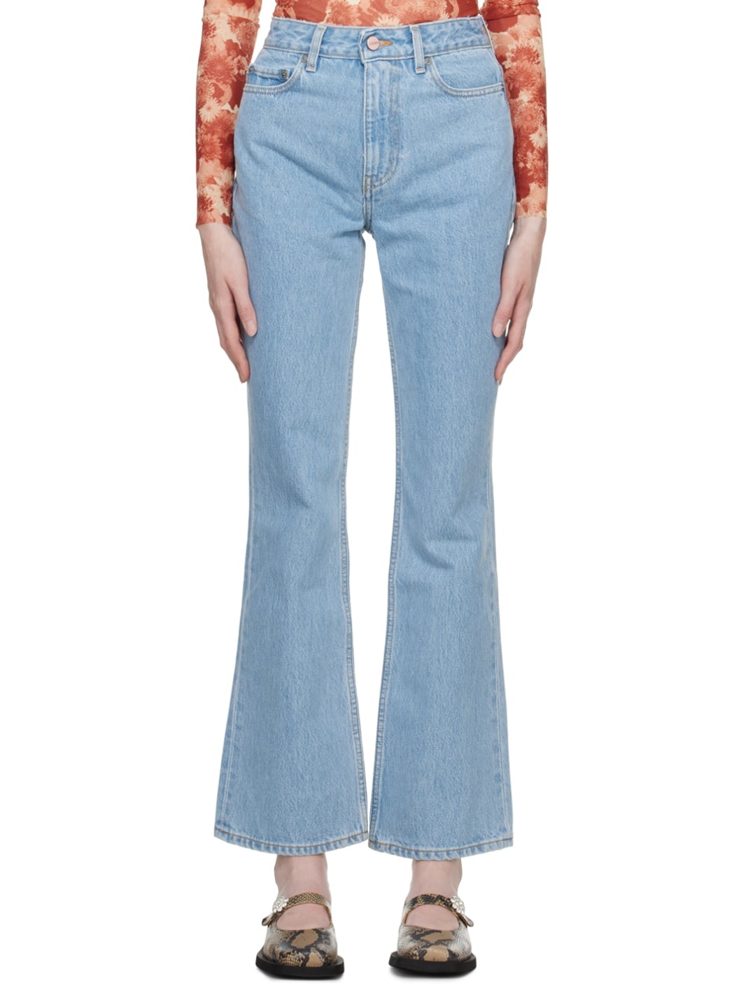 Blue Faded Jeans - 1