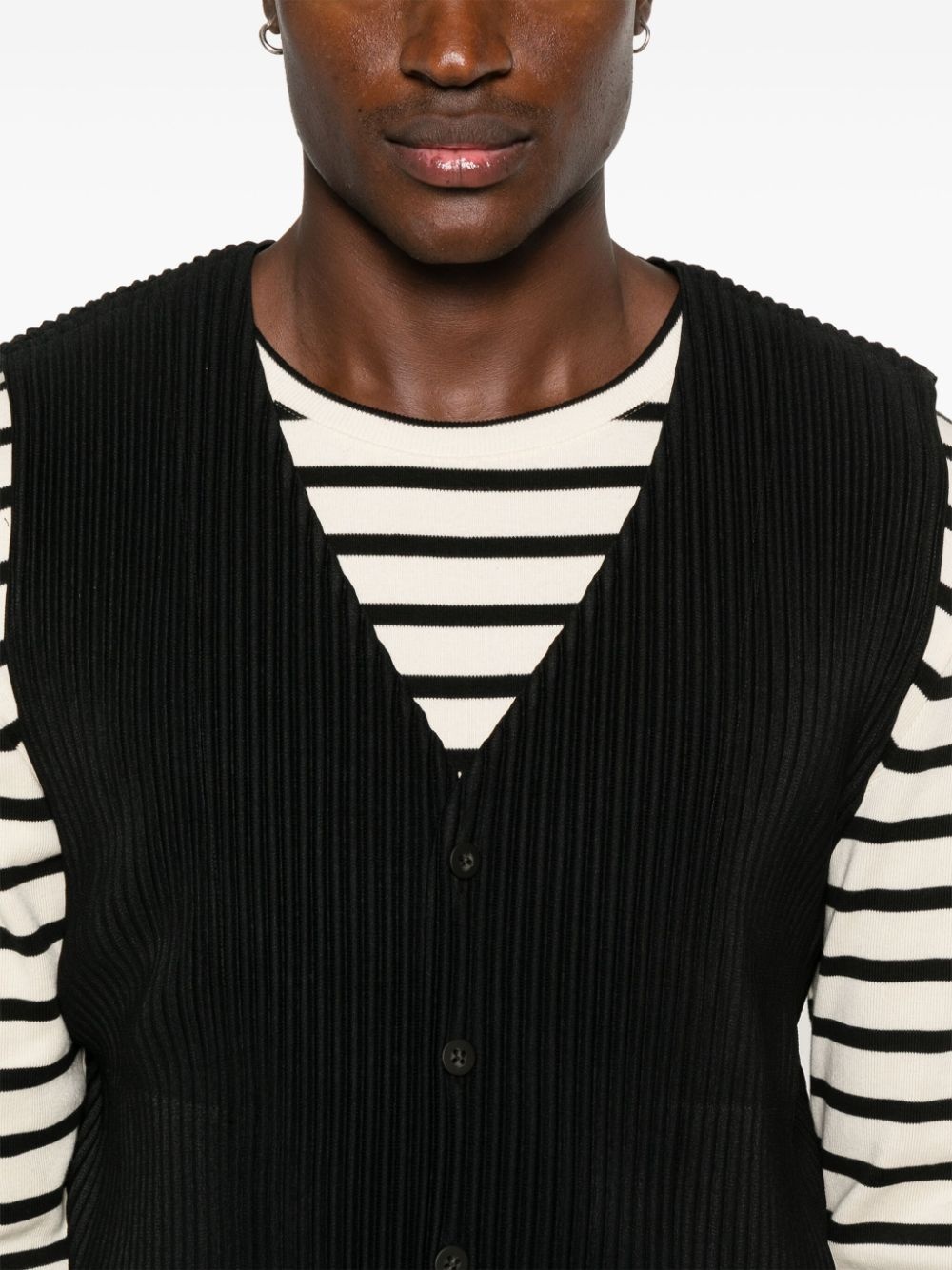 plissé vest - 5