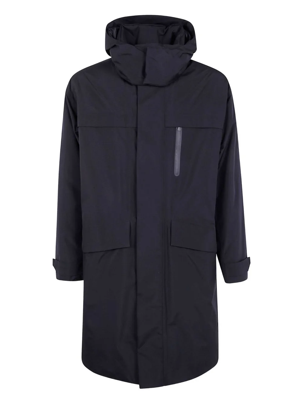 hooded zip coat - 1