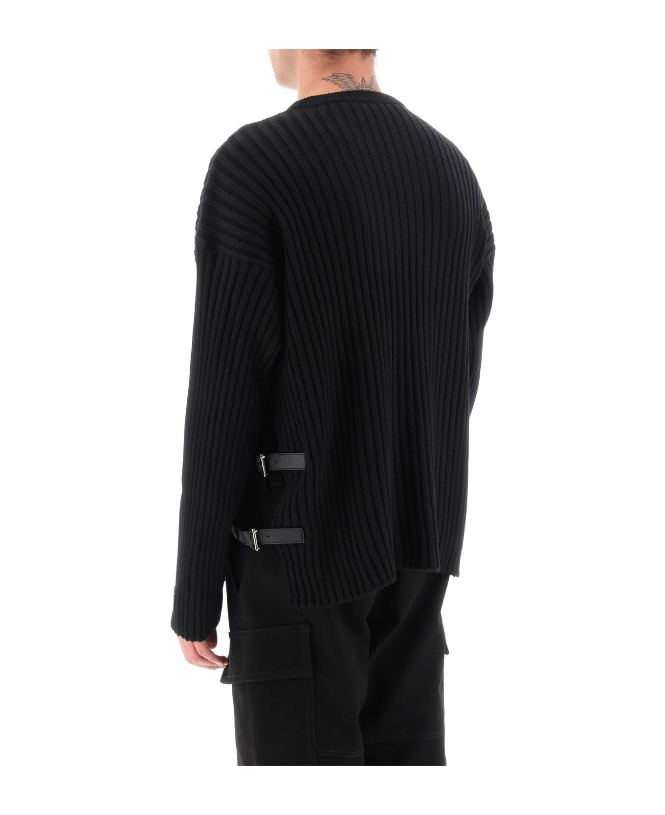 Crew-neck Wool Sweater - 3
