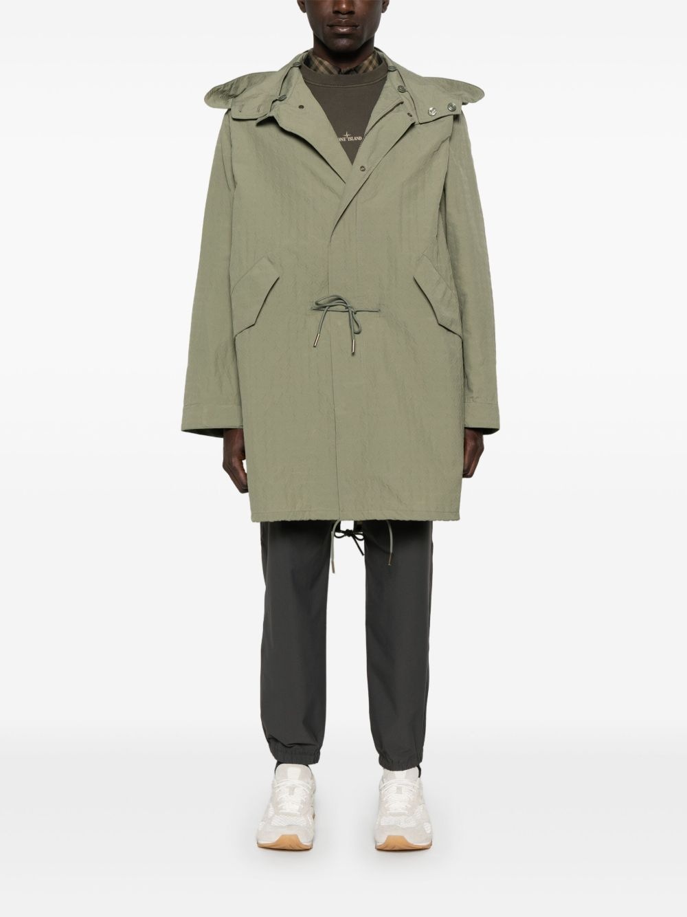 Monogram 72-jacquard coat - 2