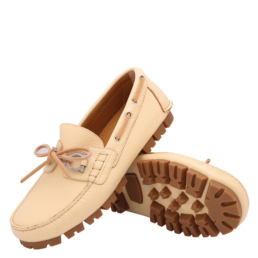 Salvatore Ferragamo Men's Giosue Gancini Leather Sailor Moccasin - 2