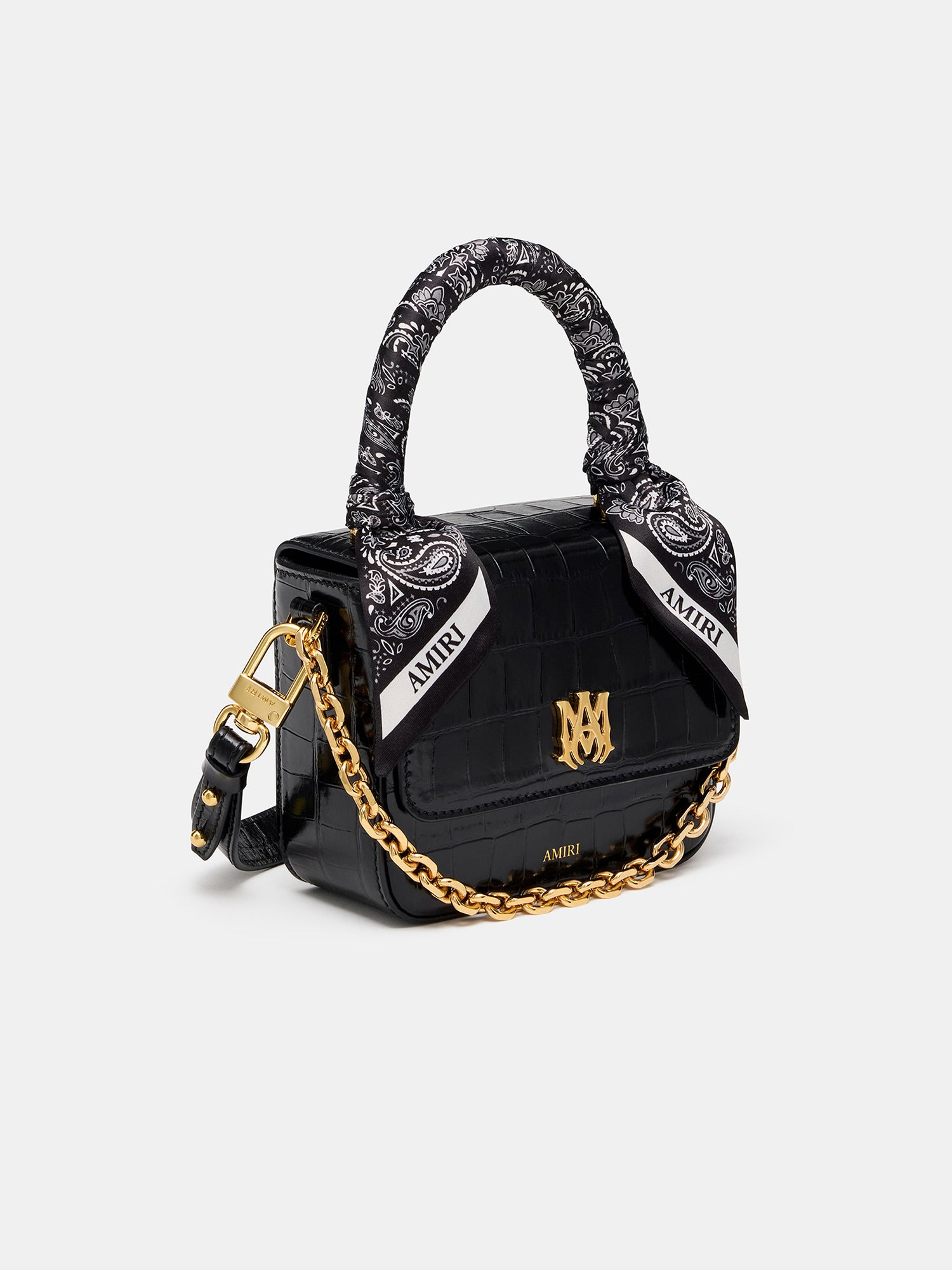 WOMEN'S CROC EMBOSSED MICRO MA BAG - 3