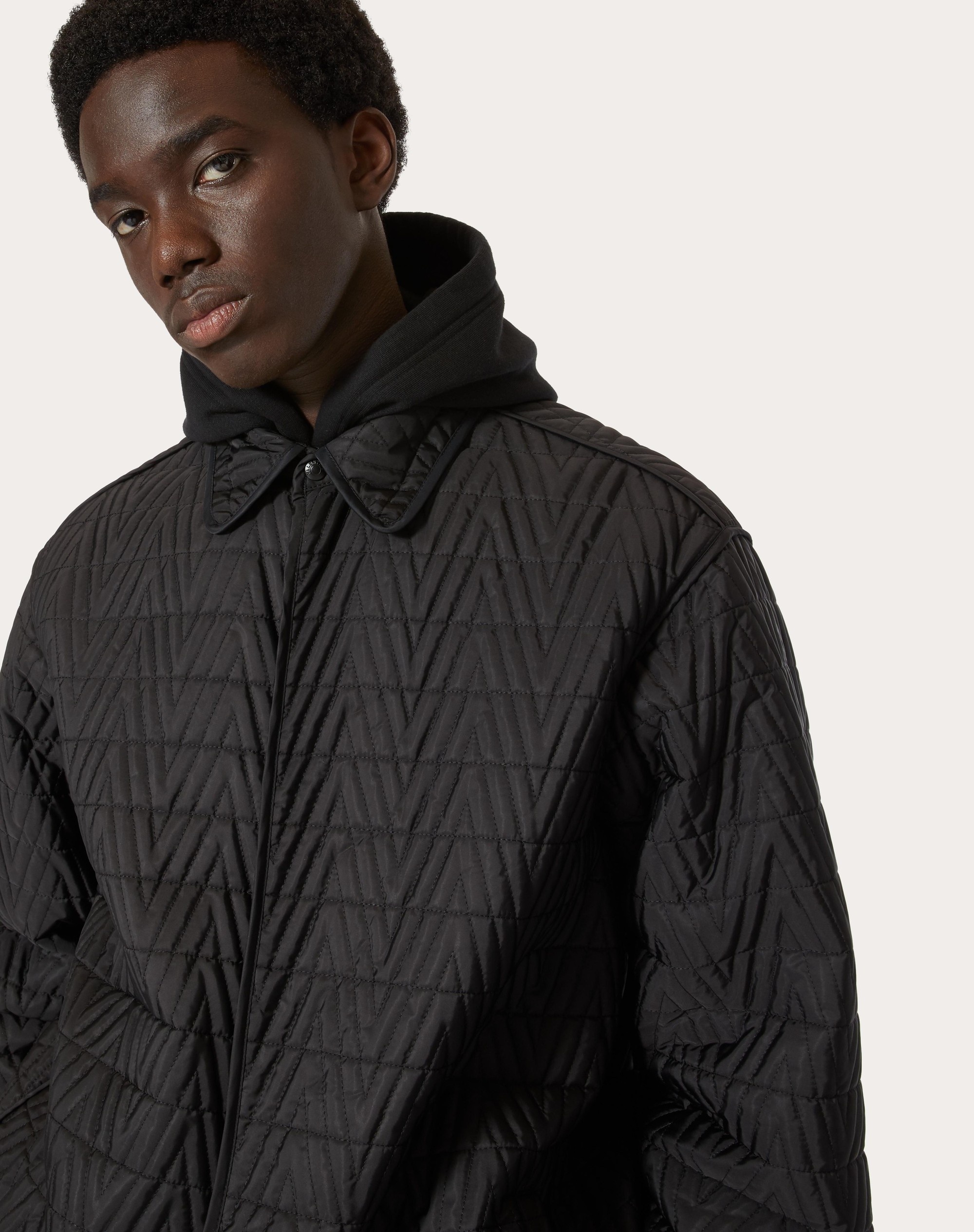 QUILTED NYLON OVERSHIRT - 5