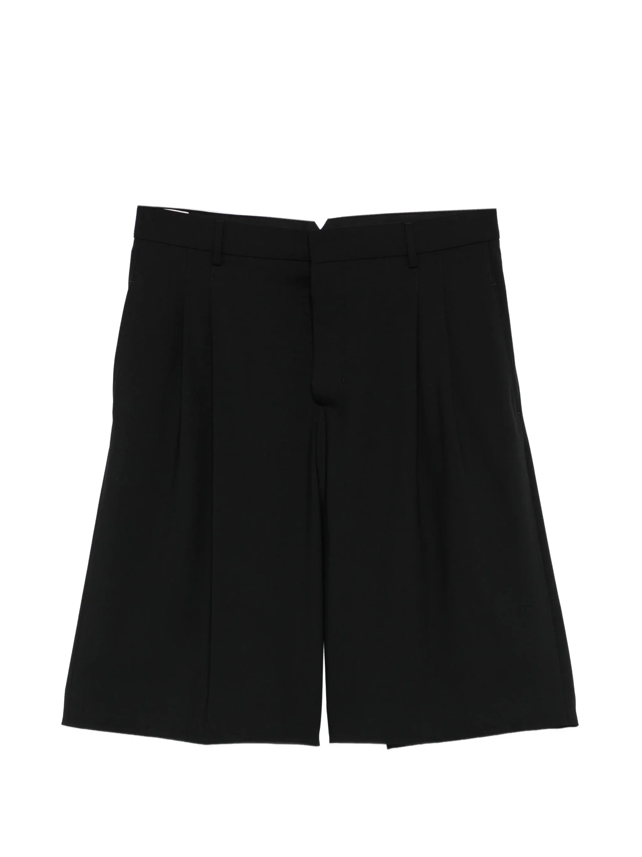 Ami Paris Pleated Shorts - 1