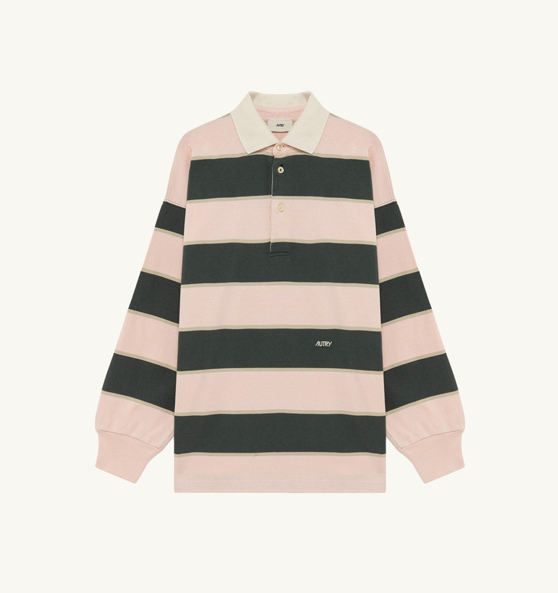 UNISEX STRIPED RUGBY POLO 1