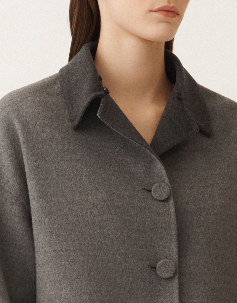 Double wool pea coat 6
