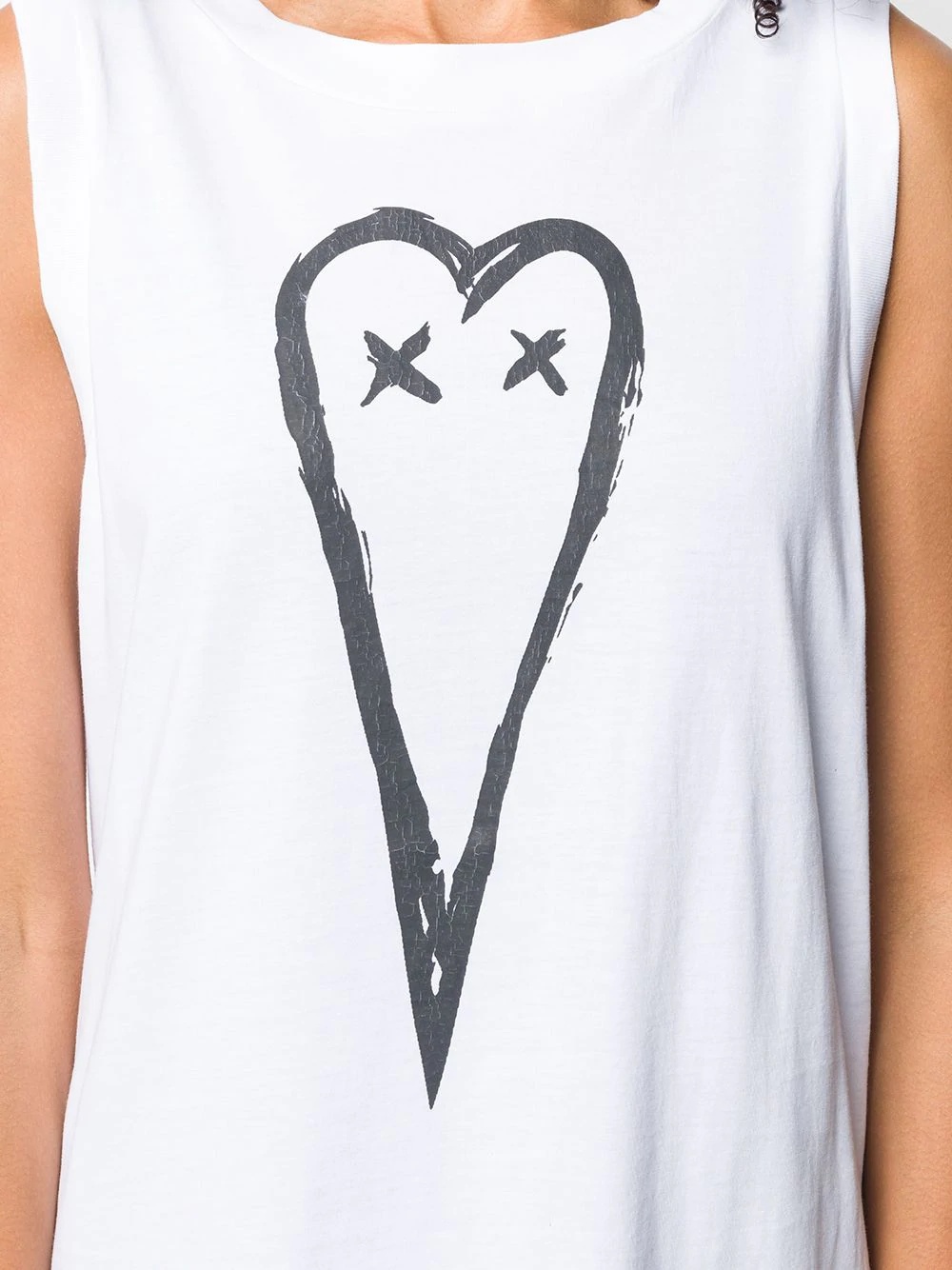 heart print tank top - 5