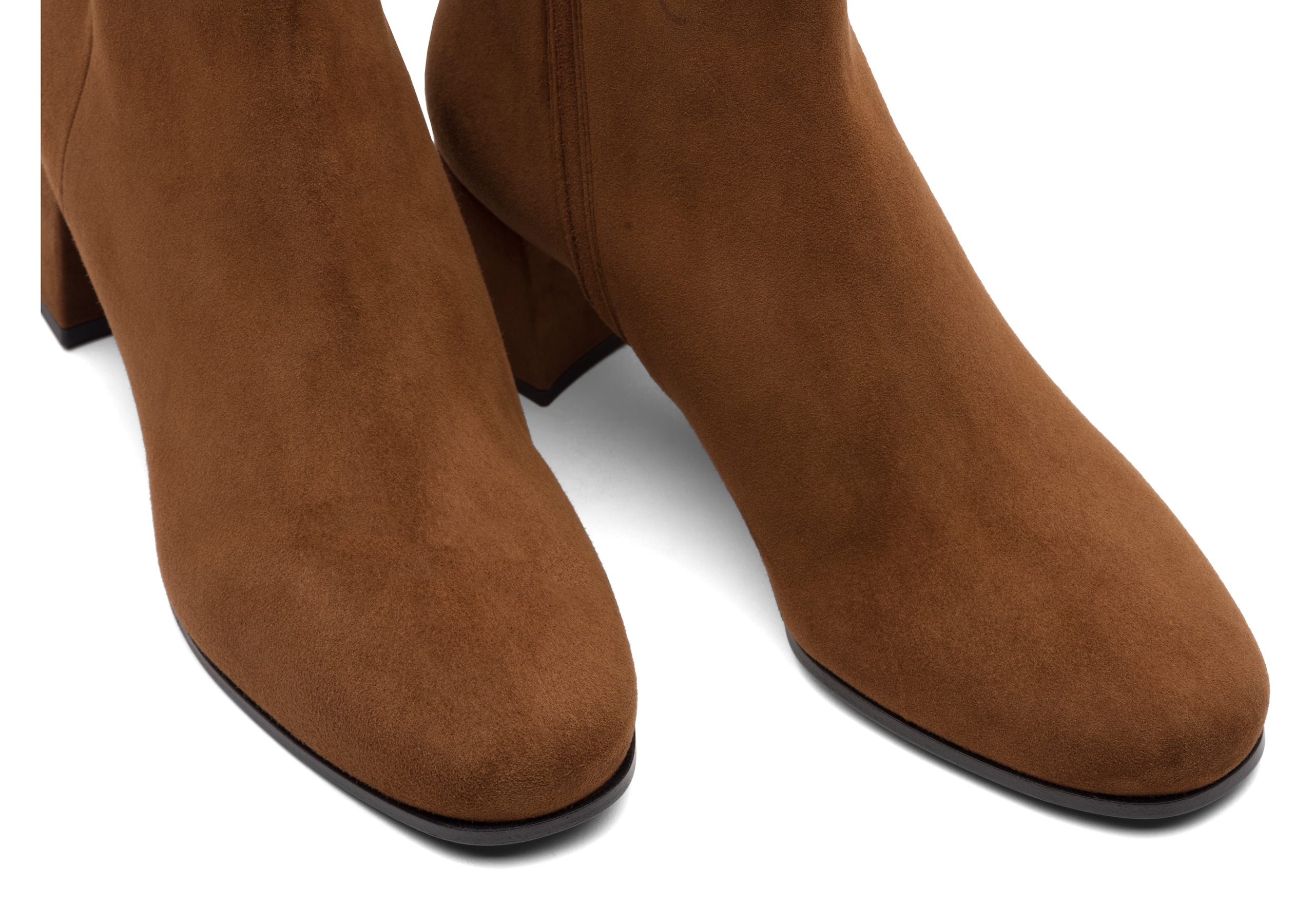 Ellie 55
Suede Heeled Boot Dark oak - 4