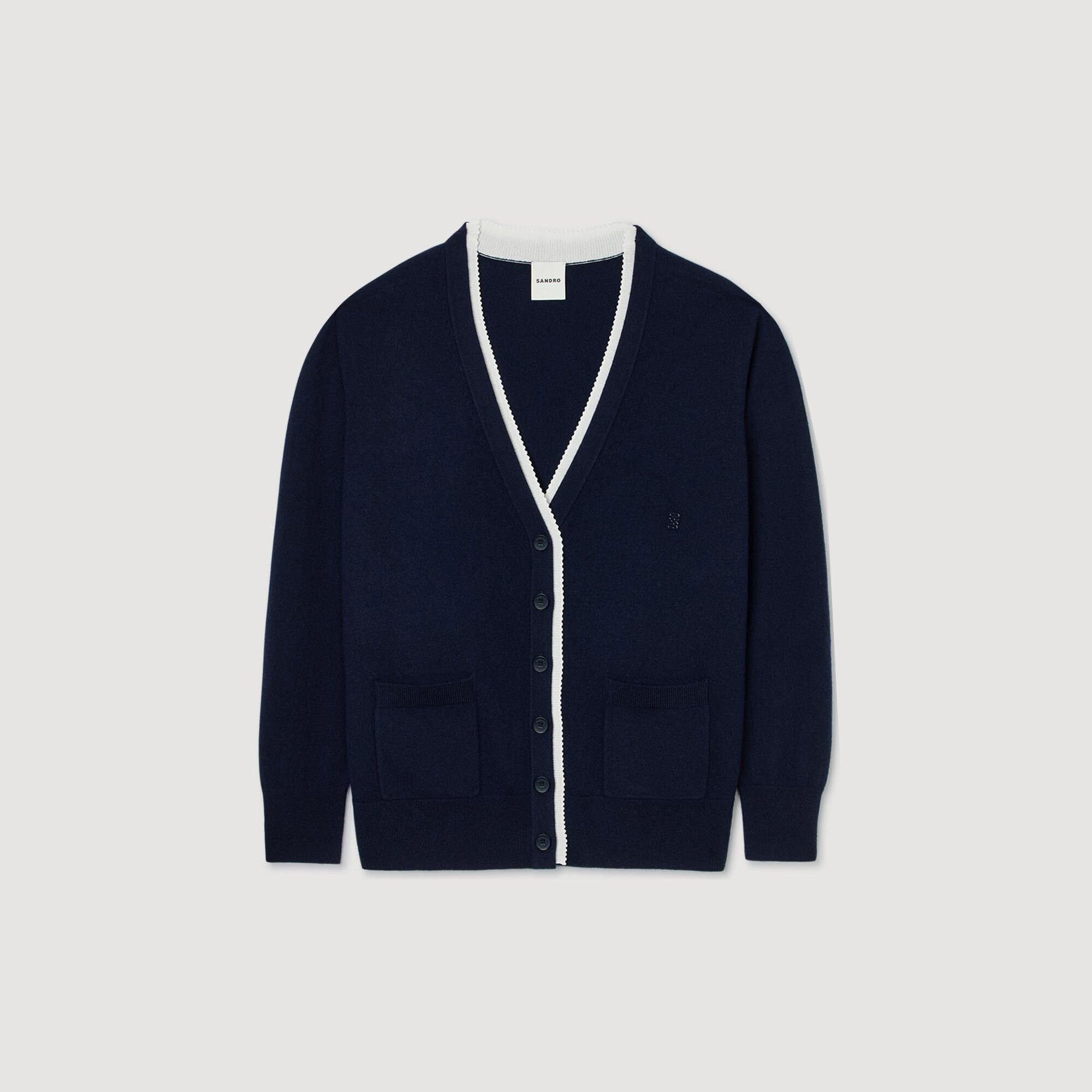 LONG TWO-TONE CARDIGAN - 6