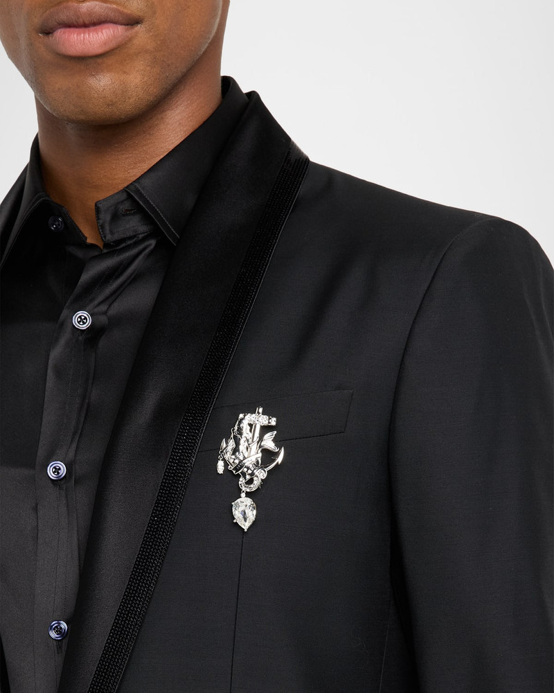 Alexander McQueen Men's Anchor Brooch outlook