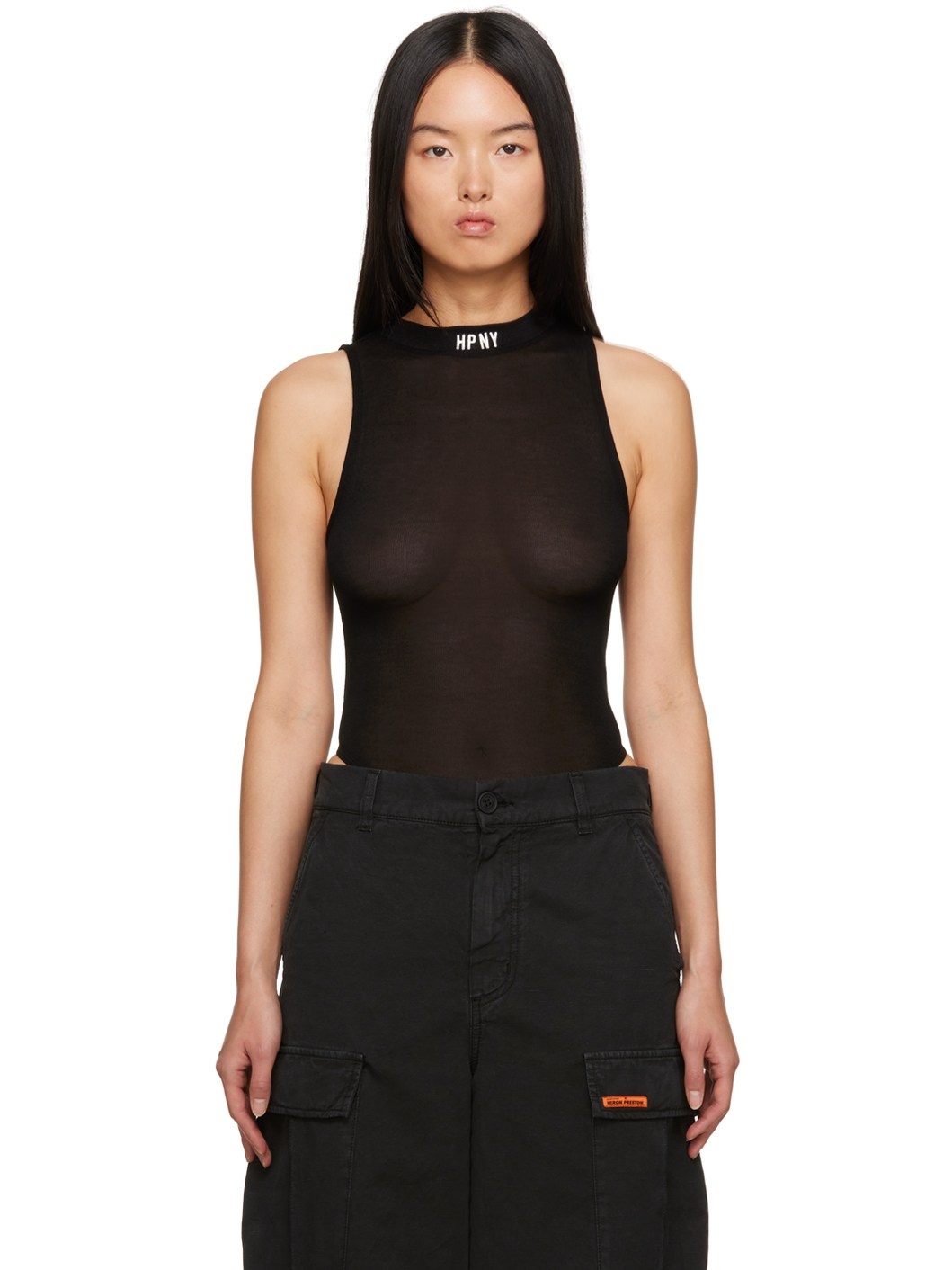 Black 'HPNY' Bodysuit - 1