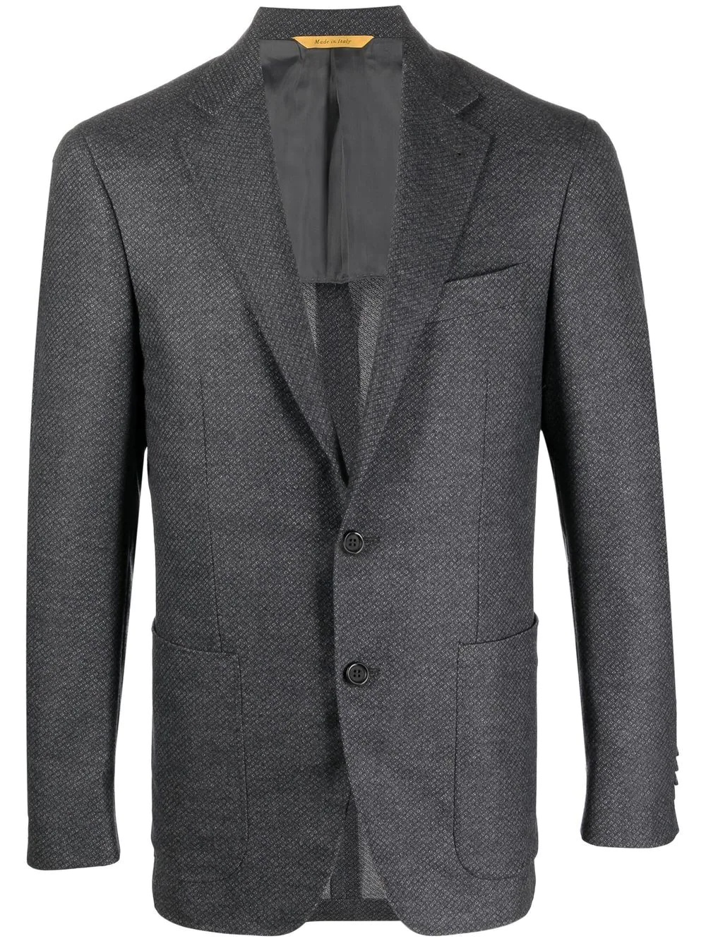 single-breasted wool blazer - 1