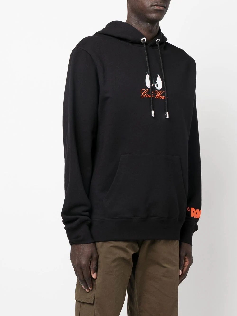 Daffy Duck-print drawstring hoodie - 4