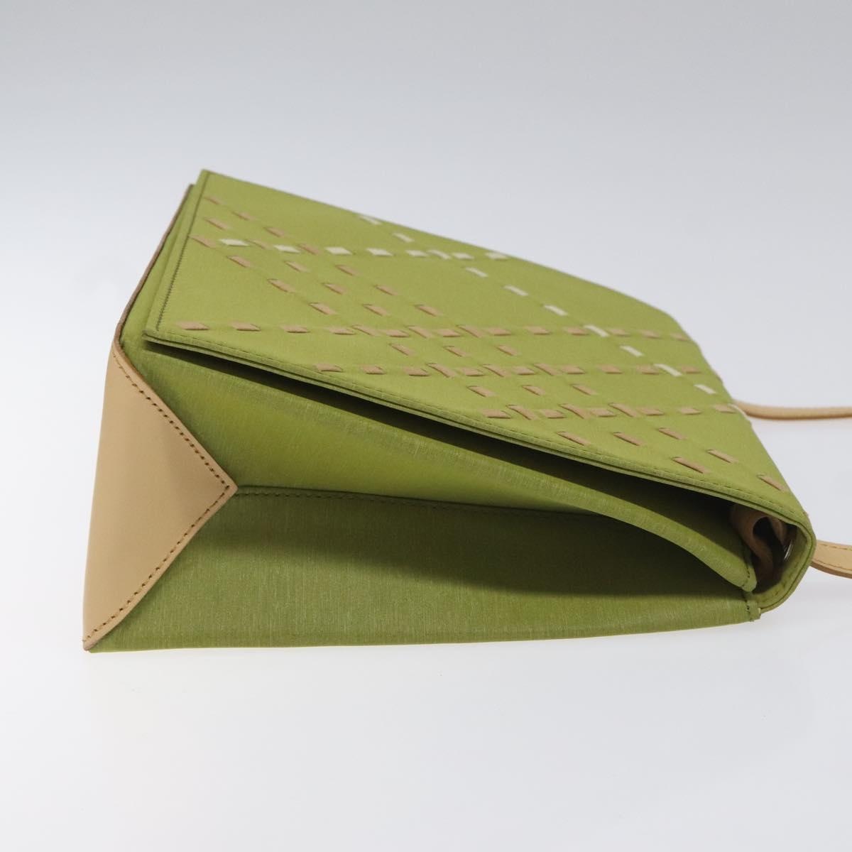 Burberry Nova Check Shoulder Bag Canvas Green - 4