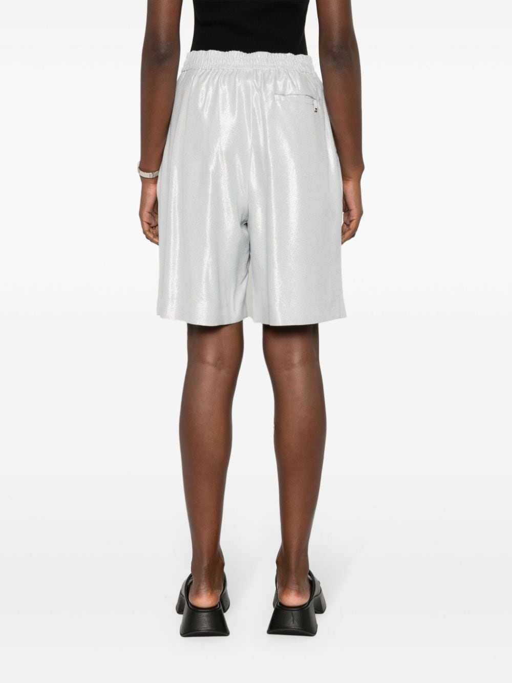 ショートパンツ Herno Two-Tone Stretch Cotton Blend And Nylon Shorts Herno Two-tone Stretch Cotton Blend And Nylon Shorts In
