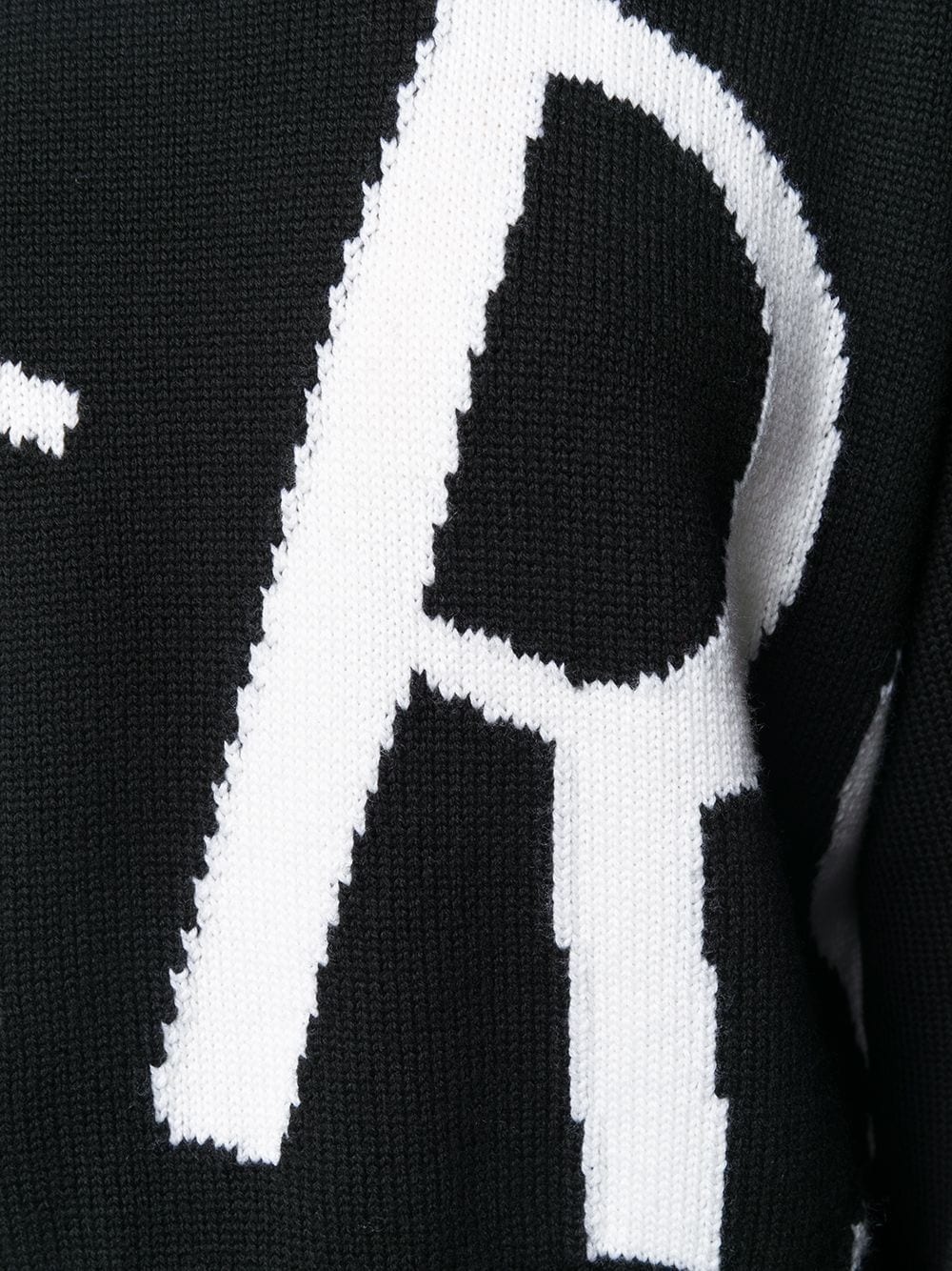 wool-knit logo jumper - 5