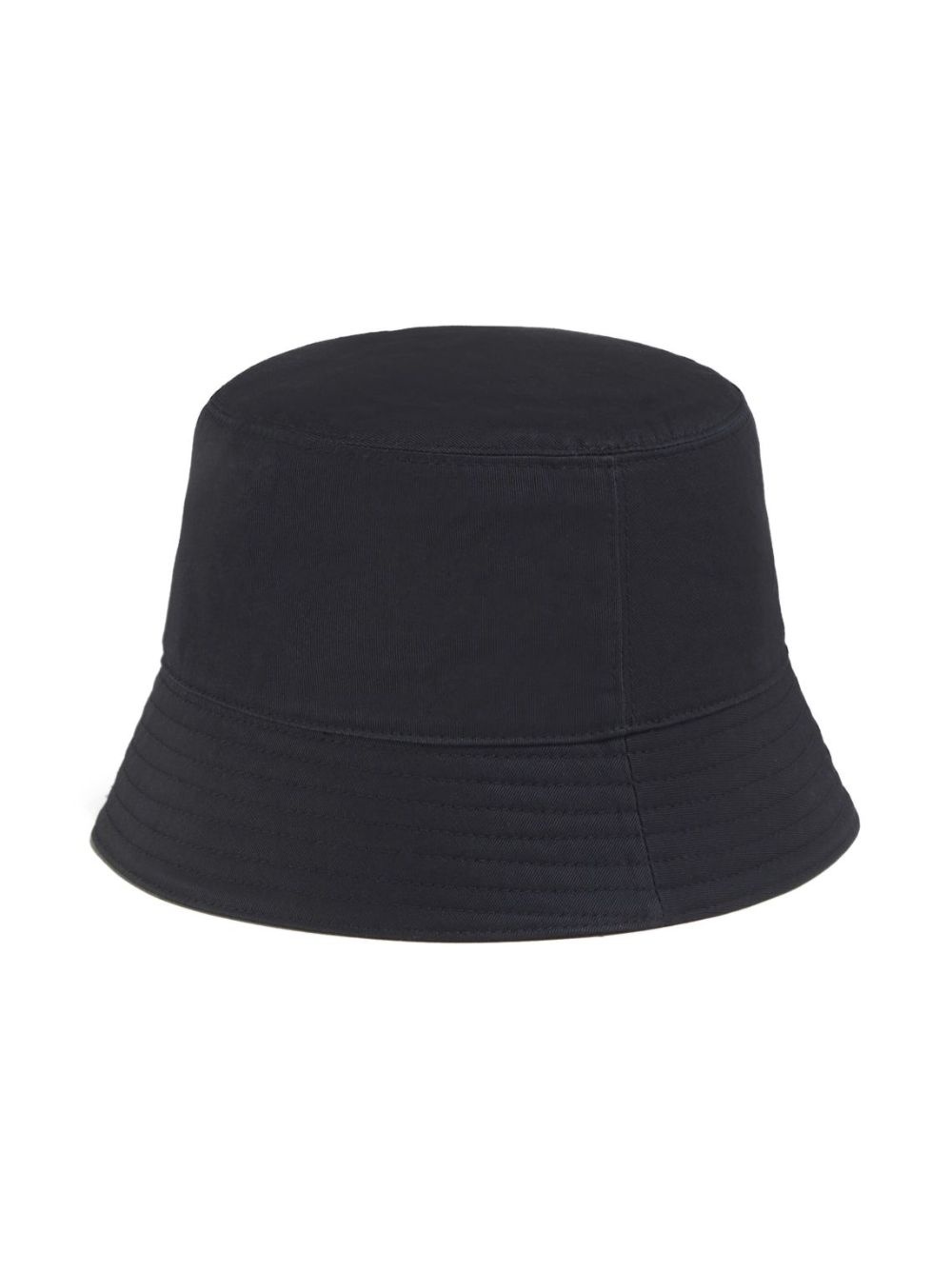 logo-embroidered cotton bucket hat - 2