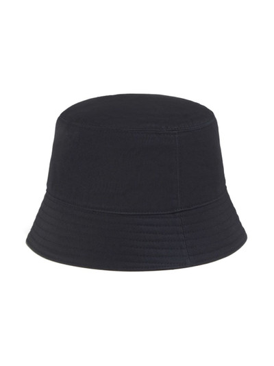 Marni logo-embroidered cotton bucket hat outlook
