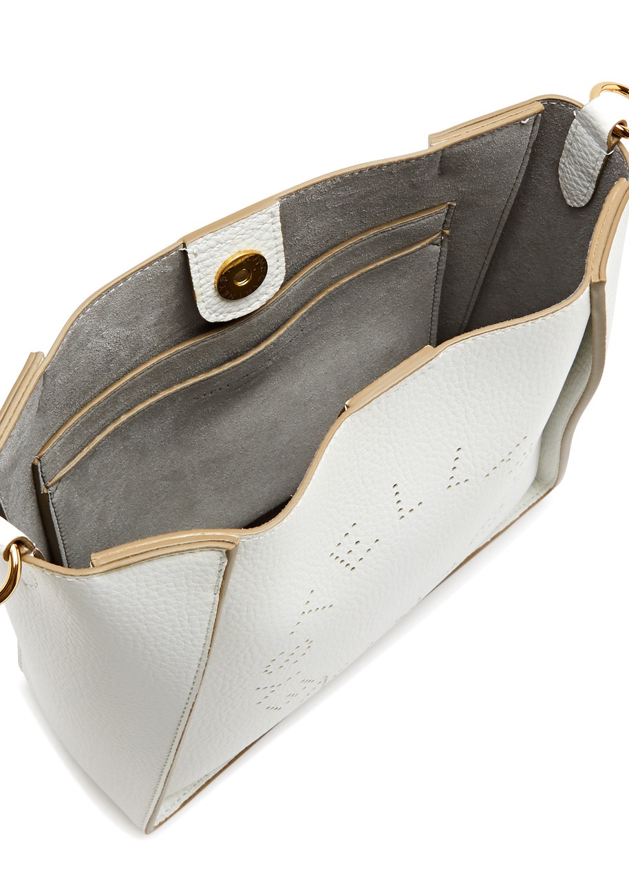 Stella Logo mini faux leather cross-body bag - 4