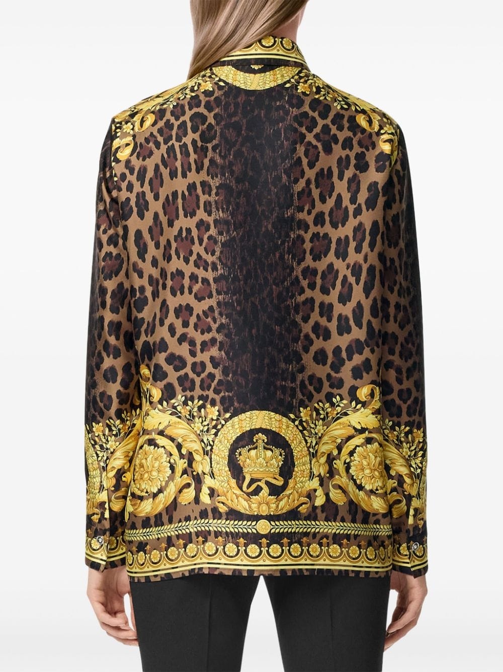 Wild Barocco silk shirt - 4