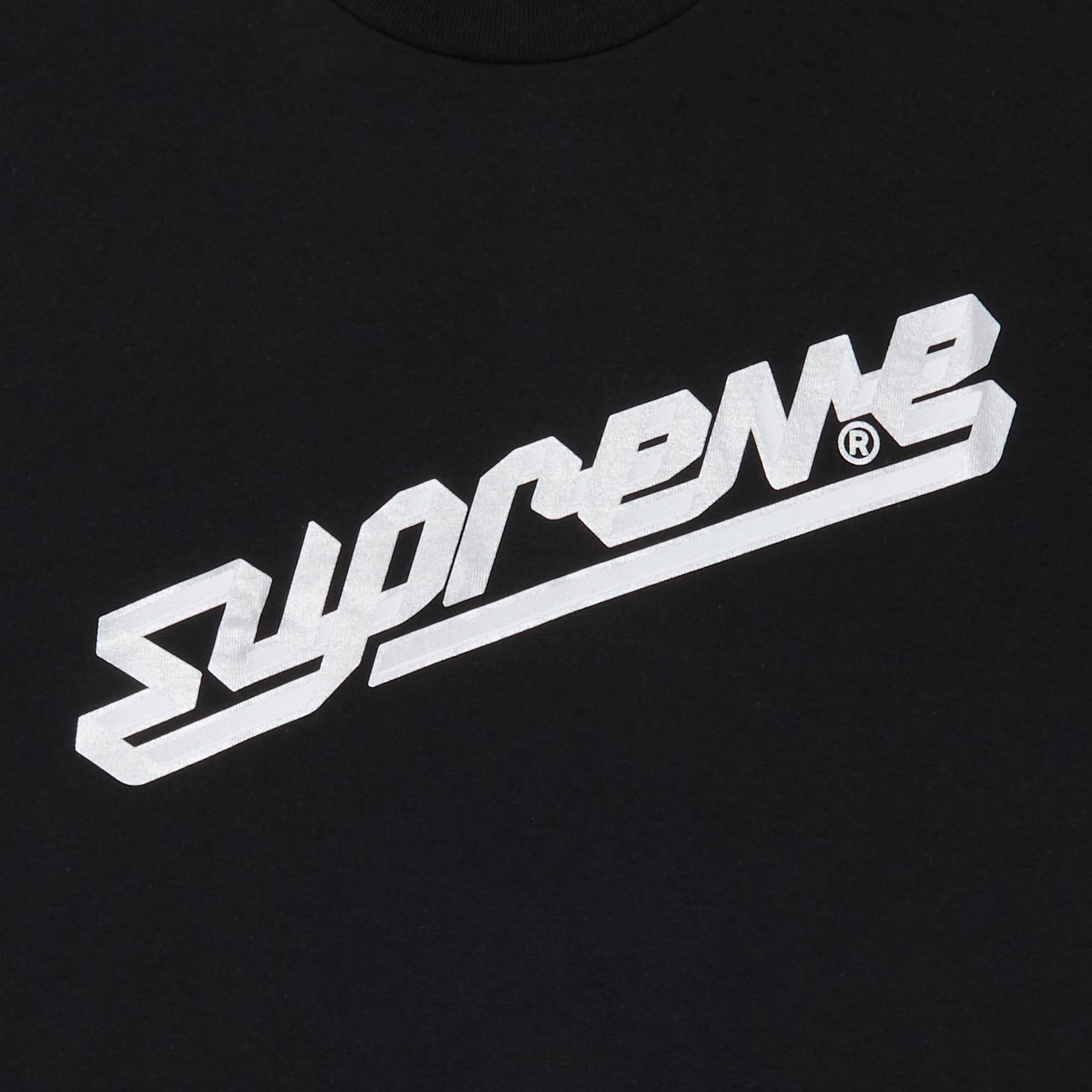 Supreme Banner Tee 'Black' - 2
