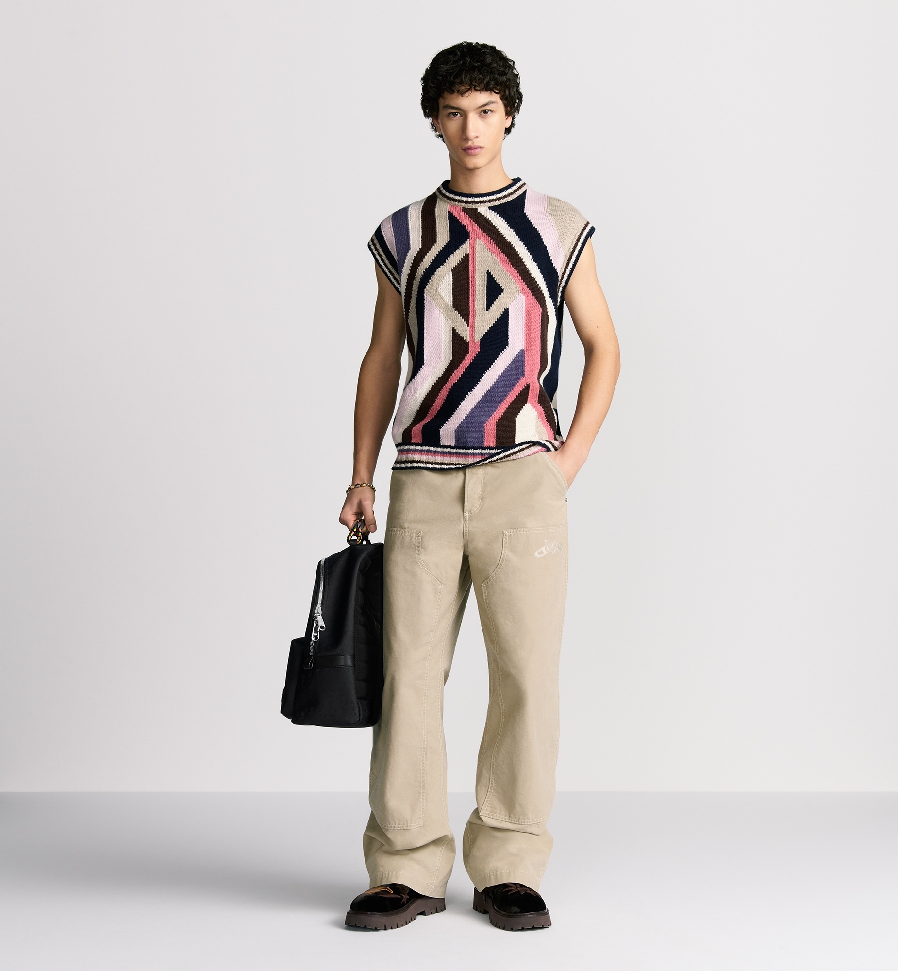 DIOR AND LEWIS HAMILTON Zipped Backpack - 9